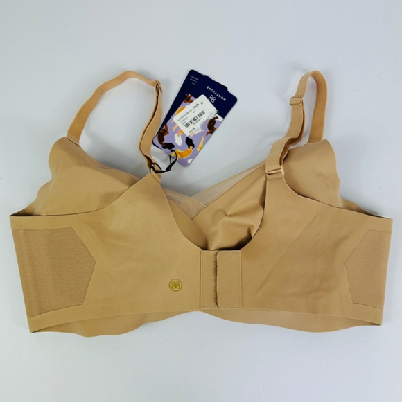 NWT Honeylove Crossover V-Neck Bra | Color Sand | Size XL - Picture 2 of 8
